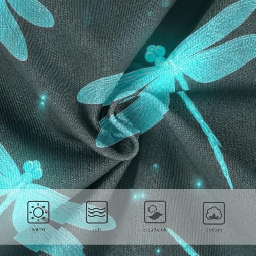 Blue Green Dragonflies Toddler Cotton Underwear, Cotton Girls Underwear, 2T–8 Years3