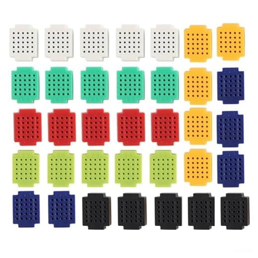 35 mini breadboard senza saldatura ZY25 con 25 punti di collegamento per test di circuito efficiente e assemblaggio elettronico