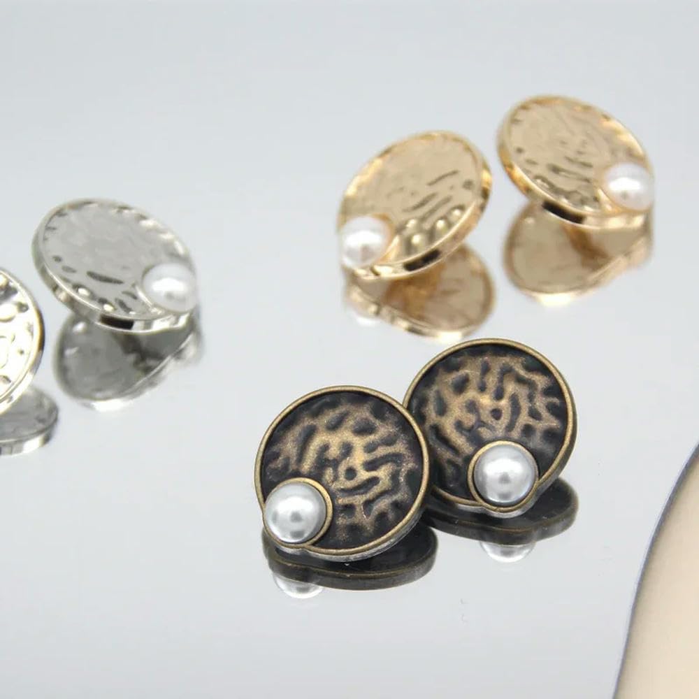 Boutons à Coudre, Paquet de Boutons à Tige en Perles 18 mm et 25, Couleurs mélangées(Mixed,25mm 10pcs)