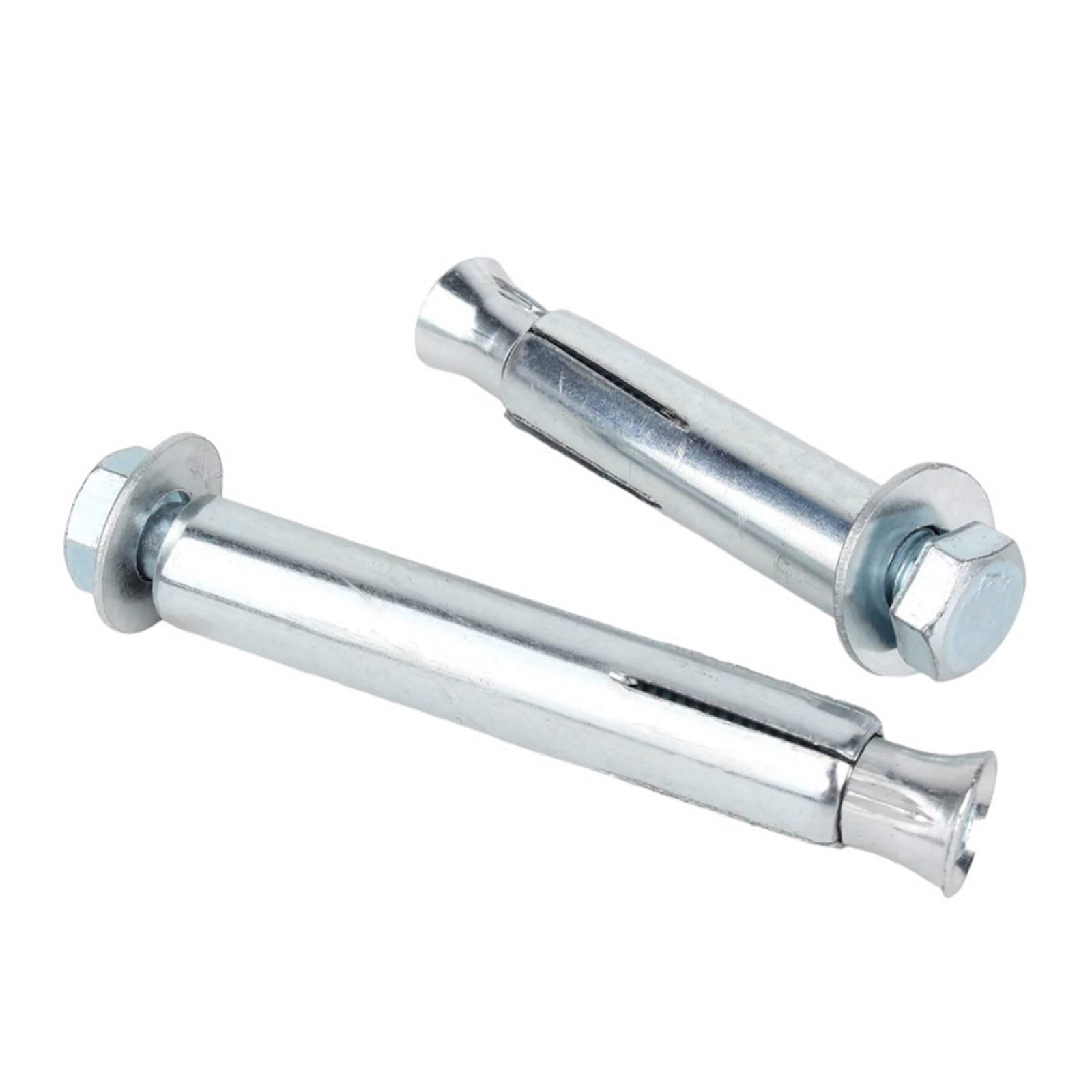 Anclaje Pared Cabeza hexagonal galvanizada M6 M8 M10 M12 | Pernos de expansión de acero al carbono Tornillos empotrados(M8x200mm(5pcs))