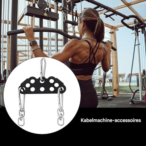 Barre d'entraînement pour machine à câble réglable pour entraînement complet