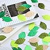 WILLBOND 150 Pieces Fake Fabric Leaves for Crafts Mixed Artificial Paper Leaves Scrapbooking Wedding Spring Meadow DIY Craft Supplies Card Faux Roses Leaf Party Decoration #2