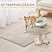 Pieviev Chenille Cat Litter Mat for Litter Box, 48