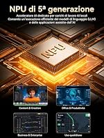 GMKtec EVO-T2S AI Mini PC Core Ultra X7 358H (up to 5.1GHz) Mini Gaming Computers, 64GB LPDDR5X 8533 MT/S, Phison AI SSD 853GB PCIe 5.0 SSD, Oculink, WiFi 7, BT5.4 & Dual USB4, Dual NIC 10G/2.5G – Ansicht 4