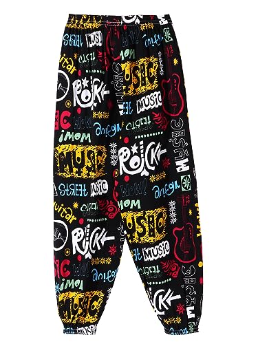 Kids Boys Girls Print Harem Pants Elastic Waistband Long Bloomer Trouser Summer4