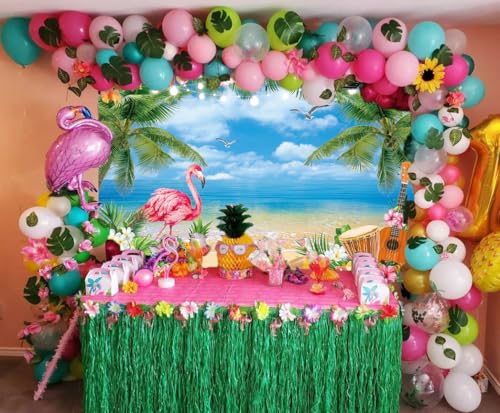 Décorations de fête d'anniversaire azur style bord de mer