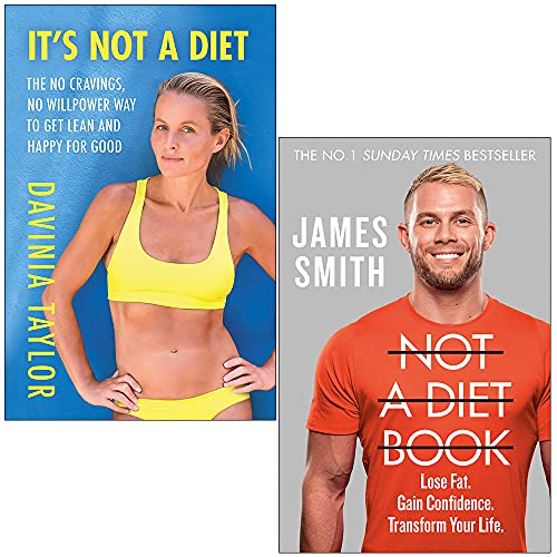 Image of It's Not A Diet By Davinia Taylor & Not a Diet Book By James Smith 2 Books Collection Set