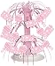 Creative Converting 260332 Mini Cascade Table Centerpiece, 8.5", Pink