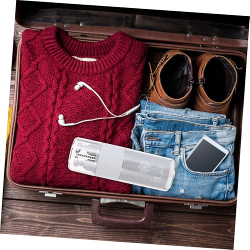 HOUDERCO 5個 携帯用トラベル歯ブラシ収納ケース点 密閉性プラスチック製洗面用具オーガナイザー 歯ブラシ 歯磨き粉 ヘアブラシ収納可能 省