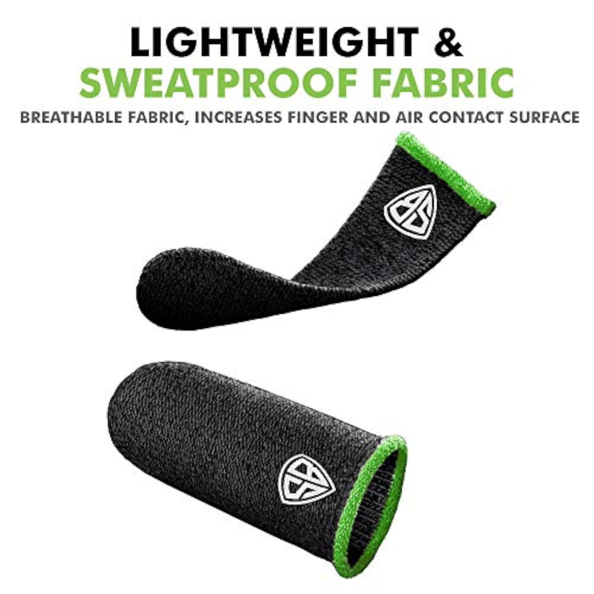 Thumb & Finger Sleeve for Mobile Game, Pack of 2 Pairs