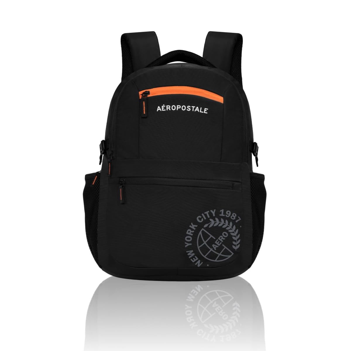 aeropostale Backpack Basin | Durable 2-Compartment Laptop Backpack with Rain Cover Compartment | Bag for School, College and Work | Padded Back and Multiple Utility Pockets-picture-17