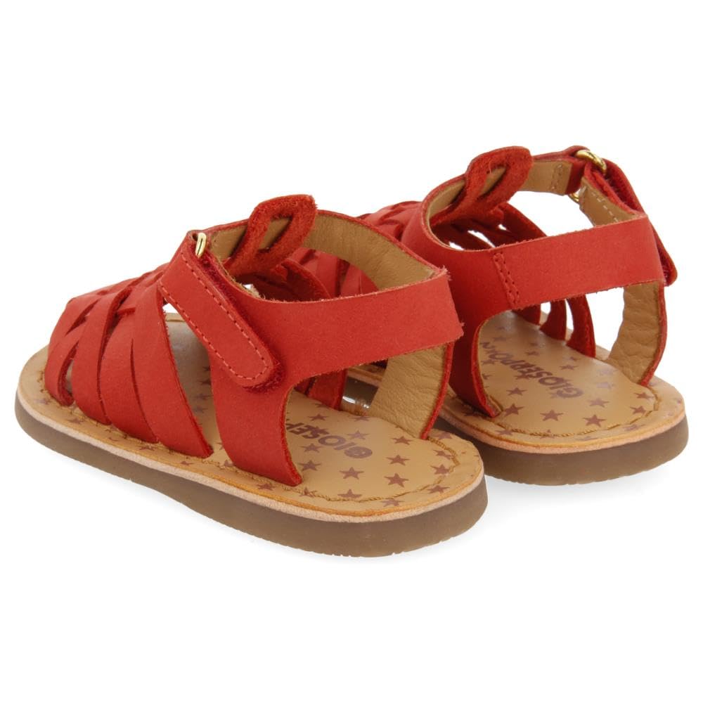 SANDALIAS COLOR AZUL MARINO DE PIEL ESTILO CANGREJERA PARA BEBÉ HARRAH