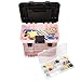 Portable Tool Box - Small Parts Organizer with Drawers and Customizable Compartments for Hardware, Fishing Tackle, Beads, or Crafts by Stalwart (Pink)