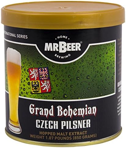 Mr. Beer Czech Pilsner 2 Gallon Homebrewing Craft Beer Refill Kit