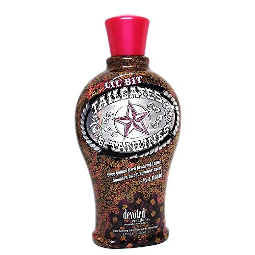 Devoted Creations Tailgates & Tanlines Lil' Bit Country Golden Dark Bronzing Tanning Lotion 12.25 Ounce