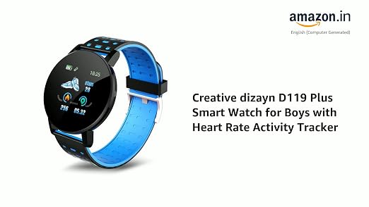 Creative dizayn D119 Plus Smart Watch for Boys with Heart Rate Activity  Tracker (Blue) : Amazon.in: Electronics