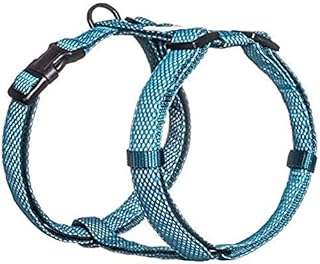 Embark Illuminate Reflective Dog Harness - Soft and Durable Materials for a Comfortable Fit - Provides Total Reflectivity and Lights Up The Night (Medium, Blue)