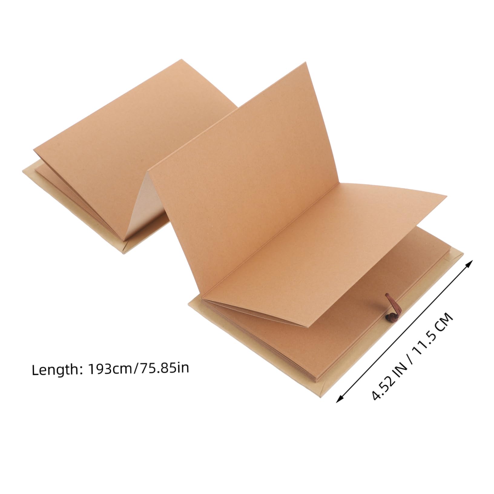 GOOHOCHY Foldable Photo Album Simple Style Storage Book for Photos Postcards Compact Travel Friendly Design for Weddings Graduations and Everyday Memories