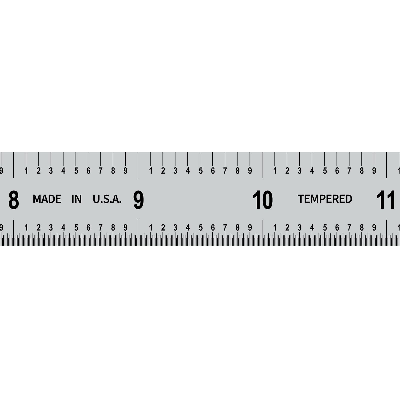 PEC Tools 12"/300mm Steel Rule, Slim & Flexible, Made in USA — Amazon image 3