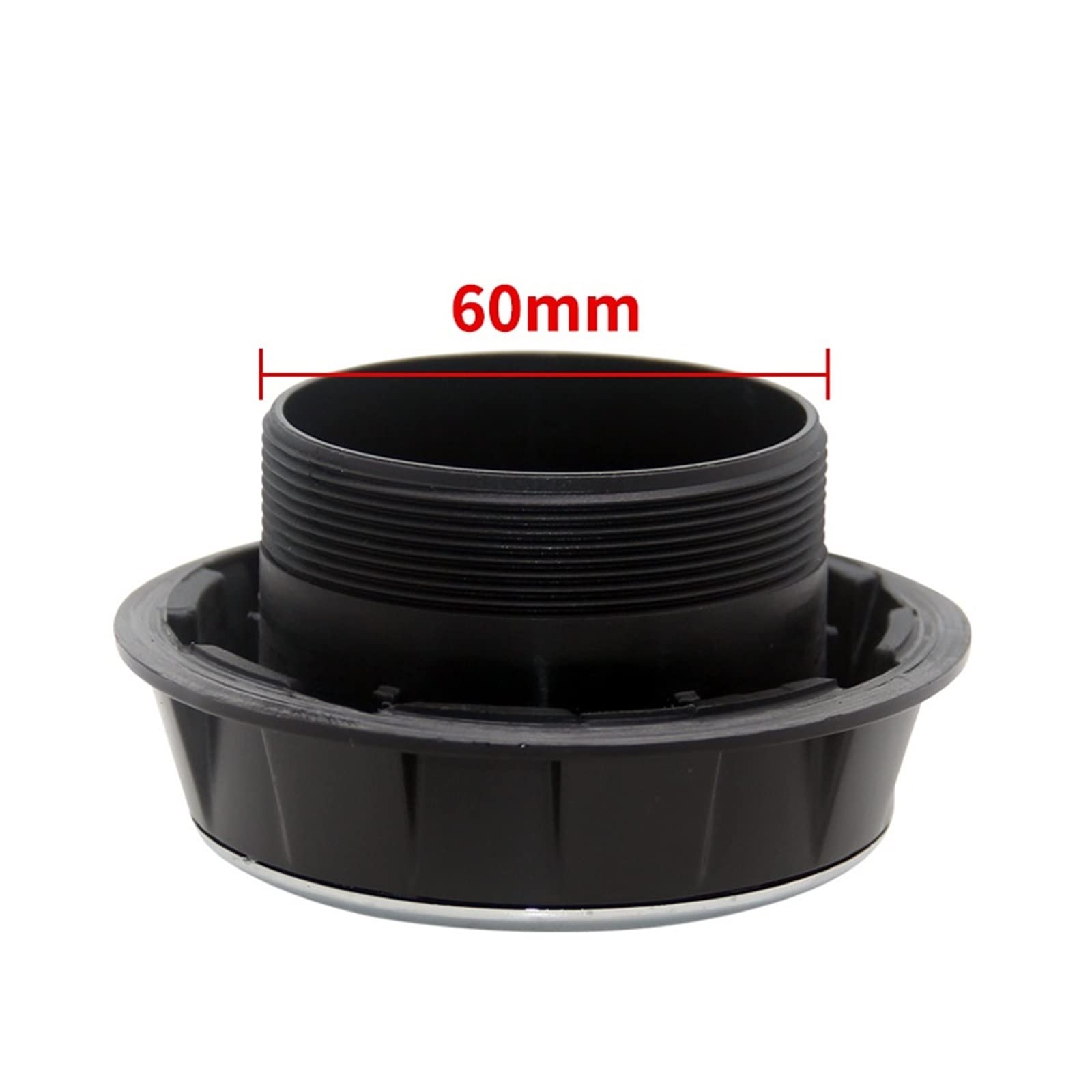 Yjin store 1 Szt. / 4 Szt. 60 Mm Rozmiar Piasty Koła Samochodowego Obręcze Kołpaków Pokrywa Oddzielna Część Kompatybilna Z Mercedes Benz (Color : Black-1pc)