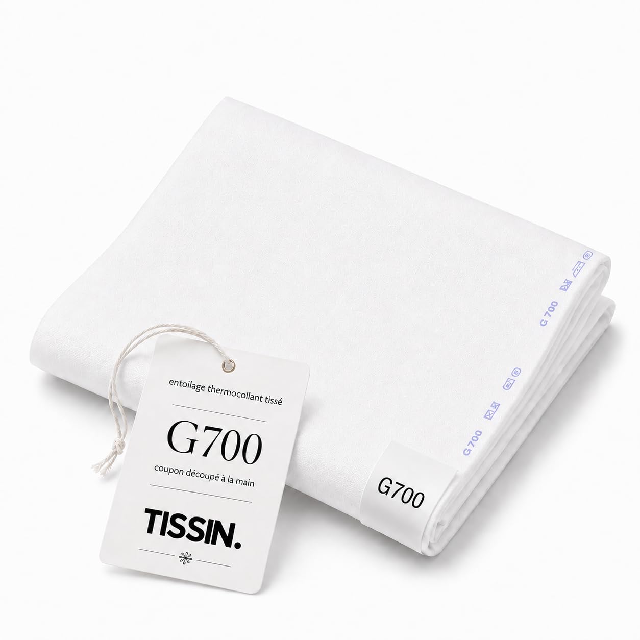 Vlieseline G700 - Entretela termoadhesiva tejida – blanco – Cupón 300 x 90 cm