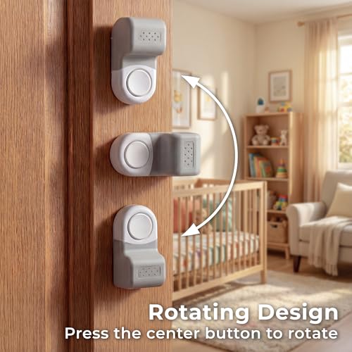 4-Pack Door Pinch Guard - Baby Proofing - Anti Door Slam - Baby Finger Pinch Guard & Pets Safety Door Guard (No Lock Ins).
