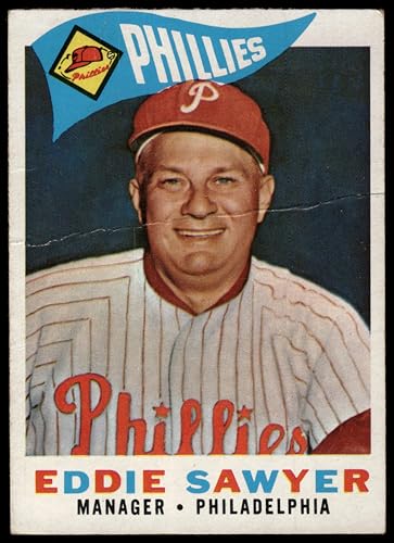 1960 Topps #226 Eddie Sawyer Philadelphia Phillies (Baseball Card) FAIR Phillies