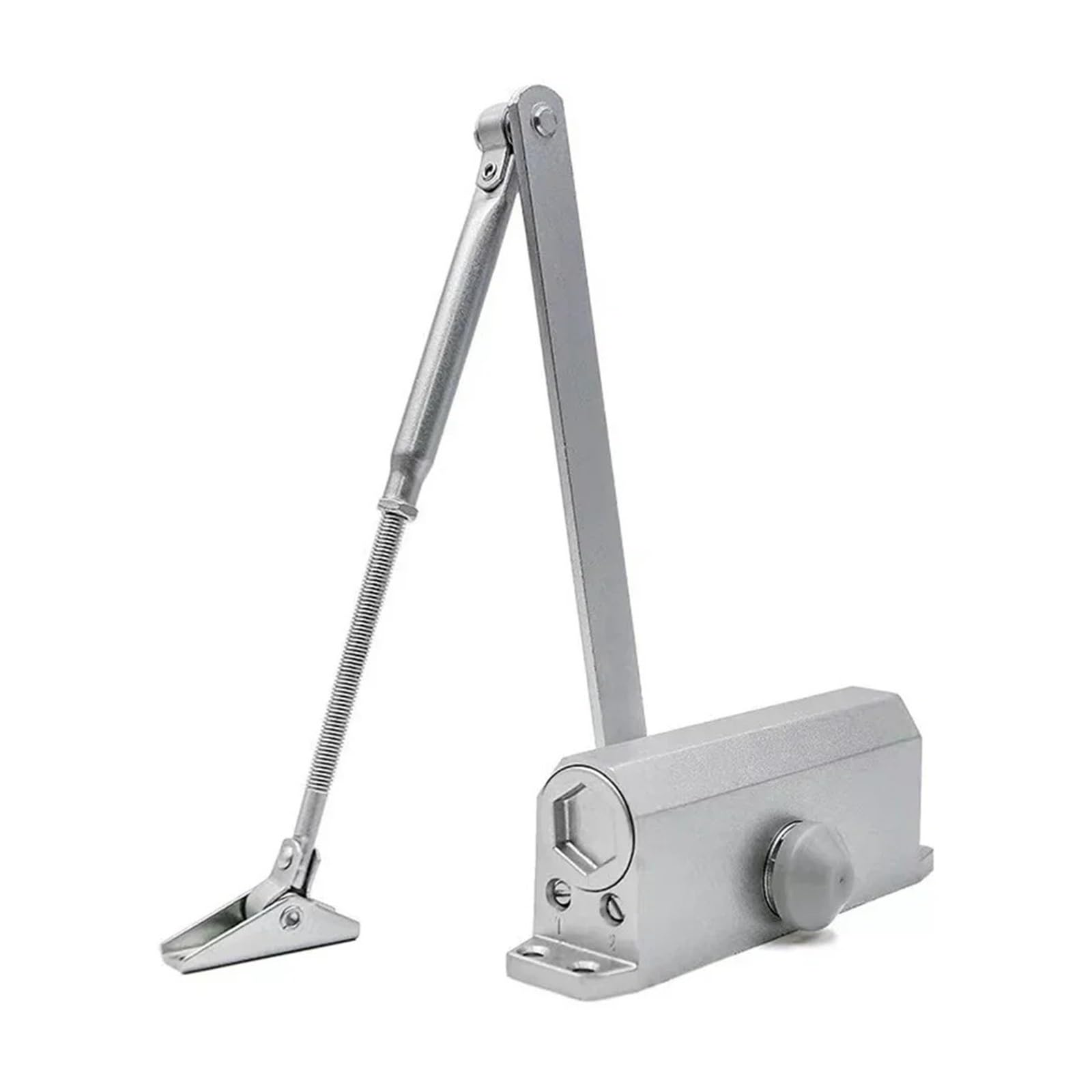 1-Pack Hydraulic Automatic Door Closer – 40–60kg Capacity, Adjustable Speed & Positioning Stop