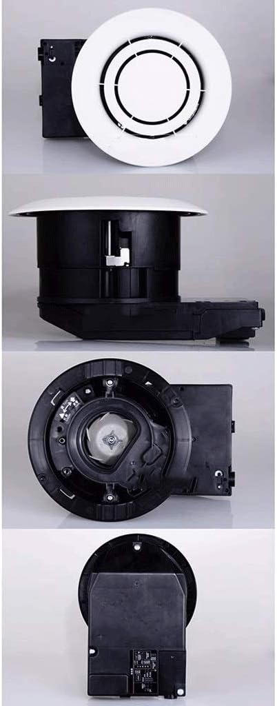 Inline Fan - Exhaust Duct Fan, Pre-Wired Grounded Cord - Great Use in Grow Tent with Carbon Filters, Light Fixtures, Intake. Fits Ducts.