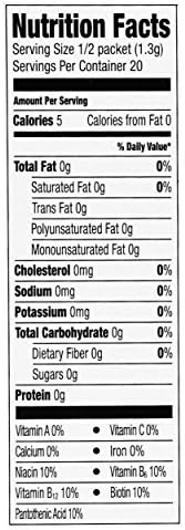 Great Value Sugar Free, Low Calorie ENERGY Peach Mango Drink Mix (Pack of 6)
