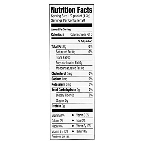 Great Value Sugar Free, Low Calorie ENERGY Peach Mango Drink Mix (Pack of 6)