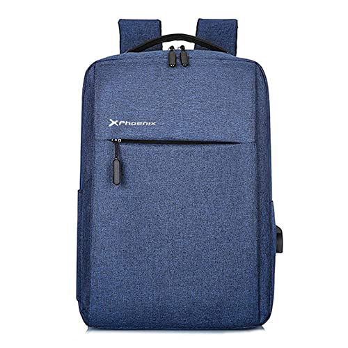 Phoenix Technologies Mochila para Portátil hasta 15.6 Pulgadas con Cable USB, Varios Bolsillos