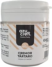 Azucren - Cream Tatar - Stabilizer of Egg Whites and Cream - Prevents Sugar Crystallization - 40 Gr
