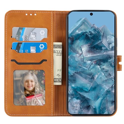 Coque de protection antichoc Google Pixel 9 intégrale en cuir souple