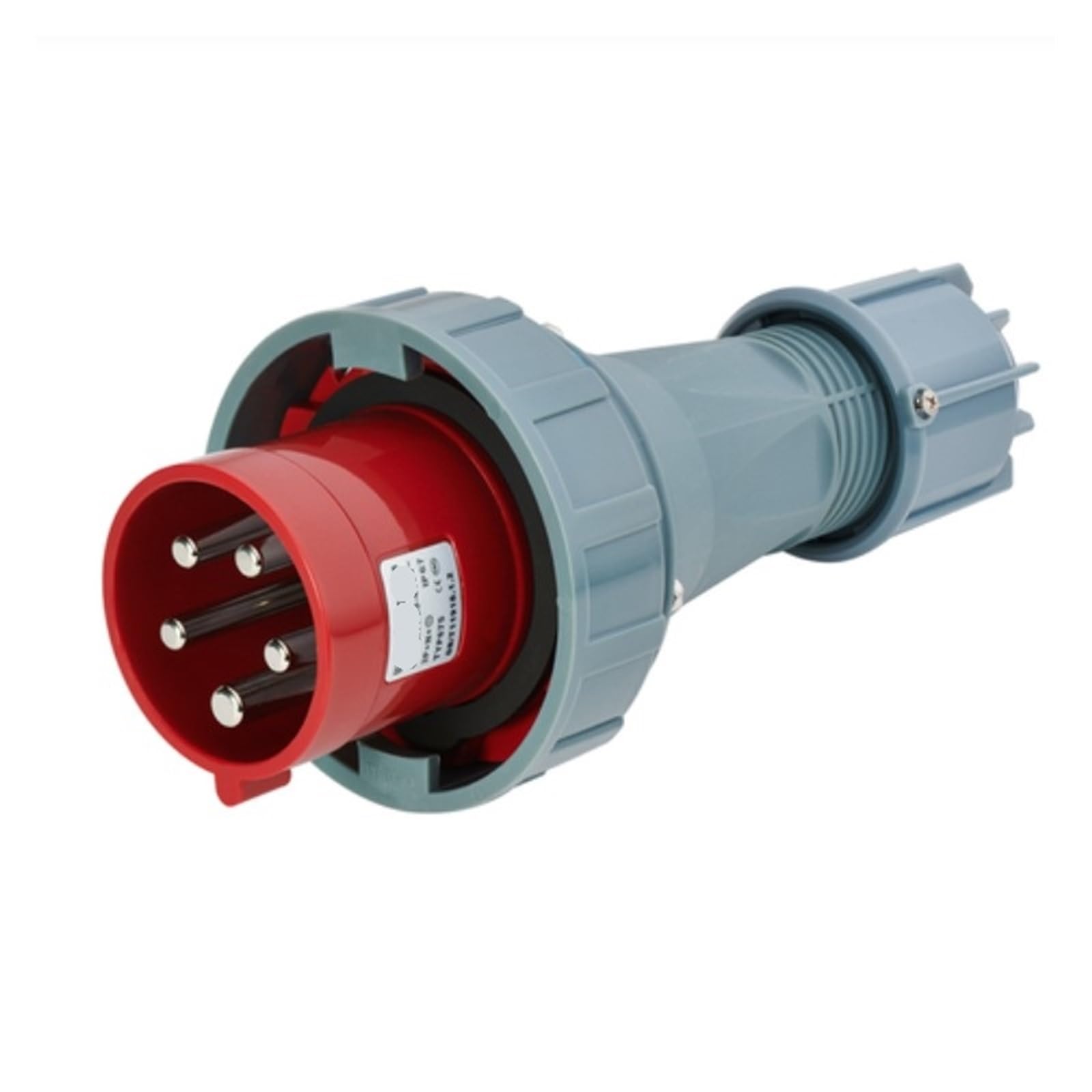 Enchufe industrial IP67 63A TYP 675 trifásico de 5 pines para alta potencia