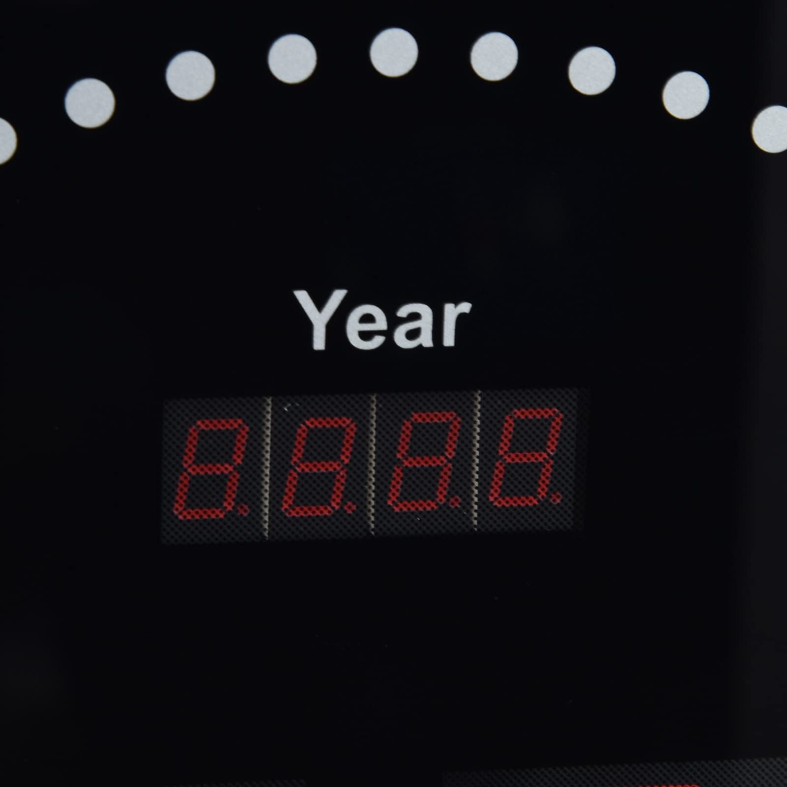 Topiky Große Digitale LED Wanduhr, Batteriebetriebene Digitale Tischuhr, Große Ziffern, Wöchentliche Temperatur, Kalenderwecker für das Büro Im Schlafzimmer von älteren Menschen