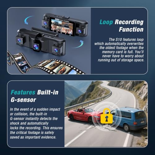 4 Channel 360° Dash Cam 2.5K