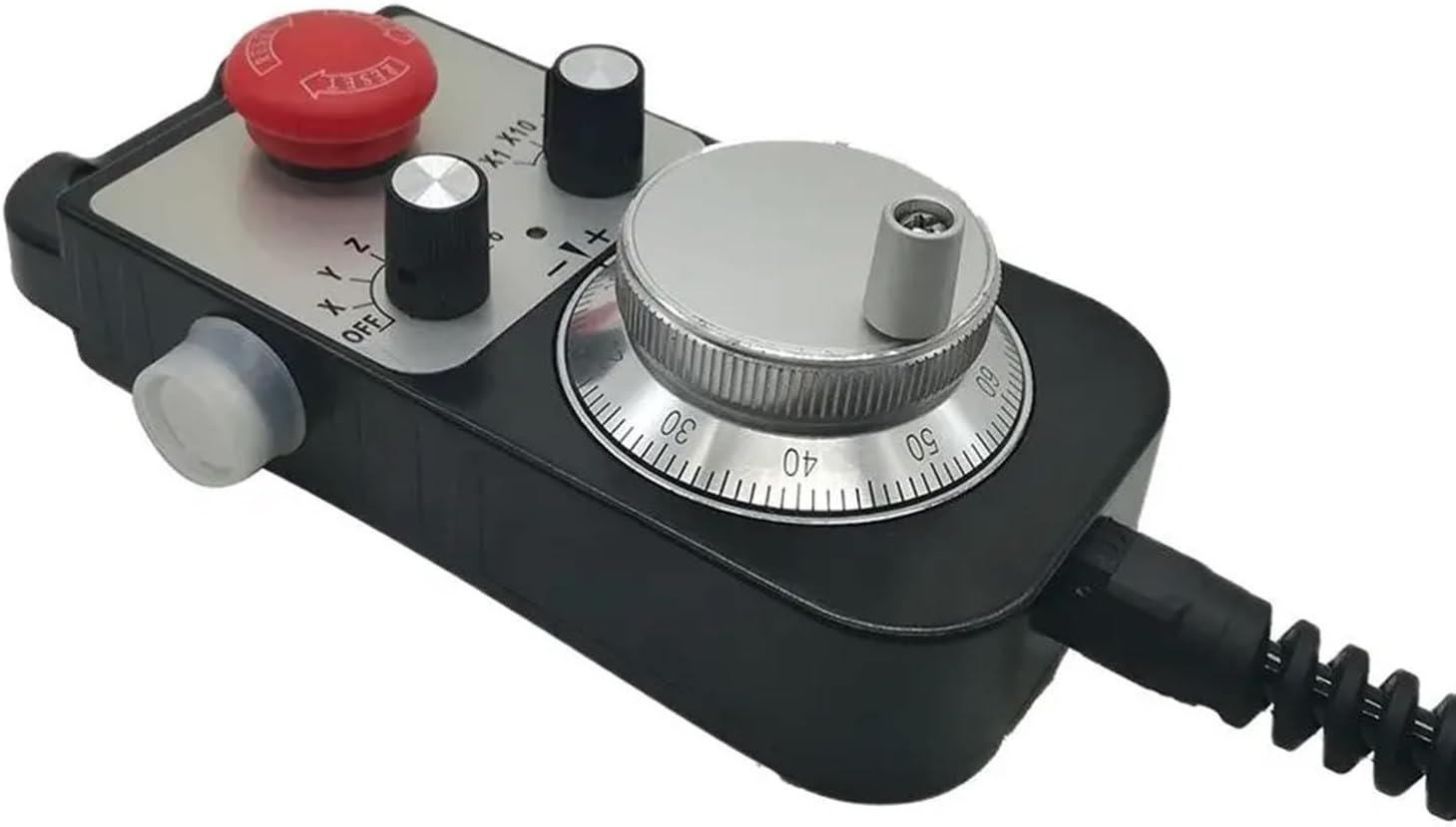 TM1474-100BSL5 100 Pulse 5VDC 6-Axis Hand Wheel MPG with Emergency Stop(TM1474-100BSL5)