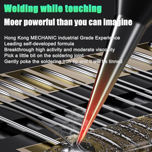 Image of MECHANIC 3-in-1 Kit iSm3 Jump Wire Specific Solder Tin Paste 138℃-158℃ Low /Medium Temperature Soldering Flux for Phone Repair Tools With Jump Wire FJ201 0.01mm*200m Jumper Wire Motherboard Repair