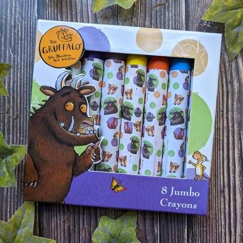 Robert Frederick The Gruffalo Set of 8 Jumbo Crayons, Multicoloured - Image 4