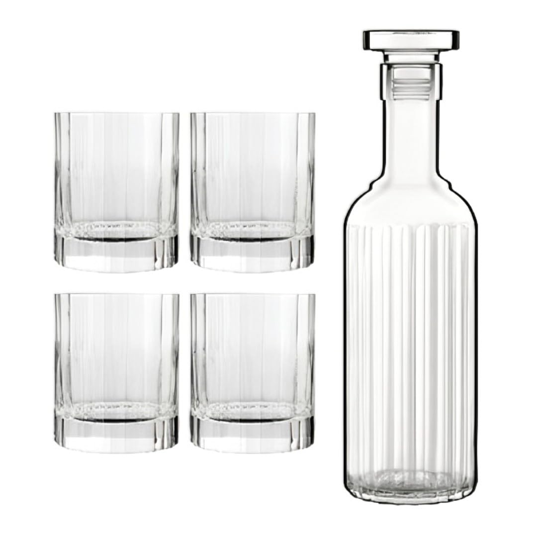 Luigi Bormioli Transparent Bach 5-Piece Barware Set,
