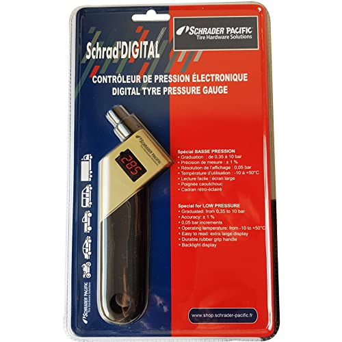 Schrader TPMS Solutions CONTROLEUR DE Pression Digital Special Basse Pression 0.35 à 10 Bar