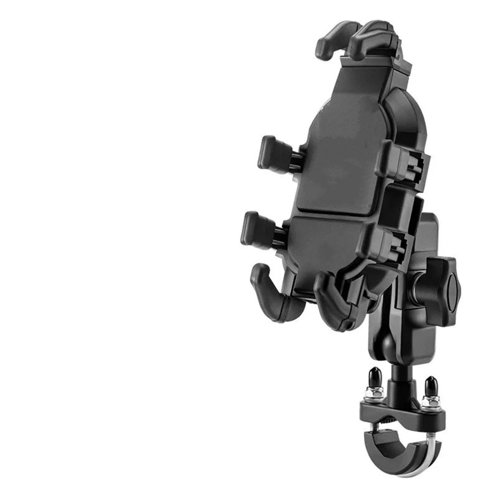 Support De Navigation GPS pour Moto Support De Téléphone De Vélo De Moto Réglable avec Module D'amortisseur Support De Téléphone De Vélo Antidérapant Support de Navigation de Moto(Style B)
