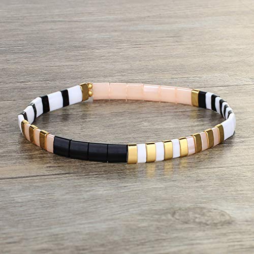 KANYEE Bracelets élastique Bracelets D'amitié Fait Main Bracelets Perlés Tila Bracelets Breloques De Mode Pour Femme - 9I – Image 5