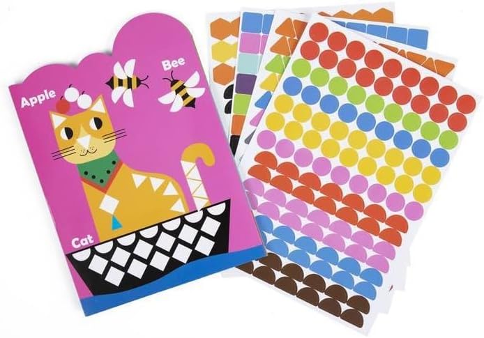 Tookyland 504 Pieces Geometric Stickers Animal Educational Toy
