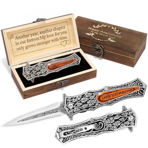 Anniversary Keepsake Gifts for Men, Personalized Wedding Anniversary Idea Gifts