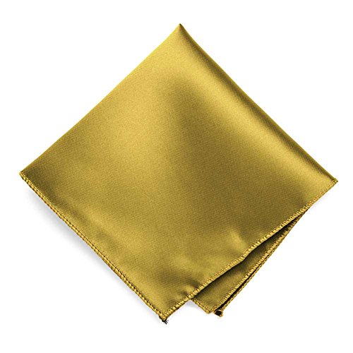 Image of tiemart Solid Color Pocket Squares for Men | For Suits, Perfect for Wedding Parties, 12 x 12 inch / 30 x 30 cm
