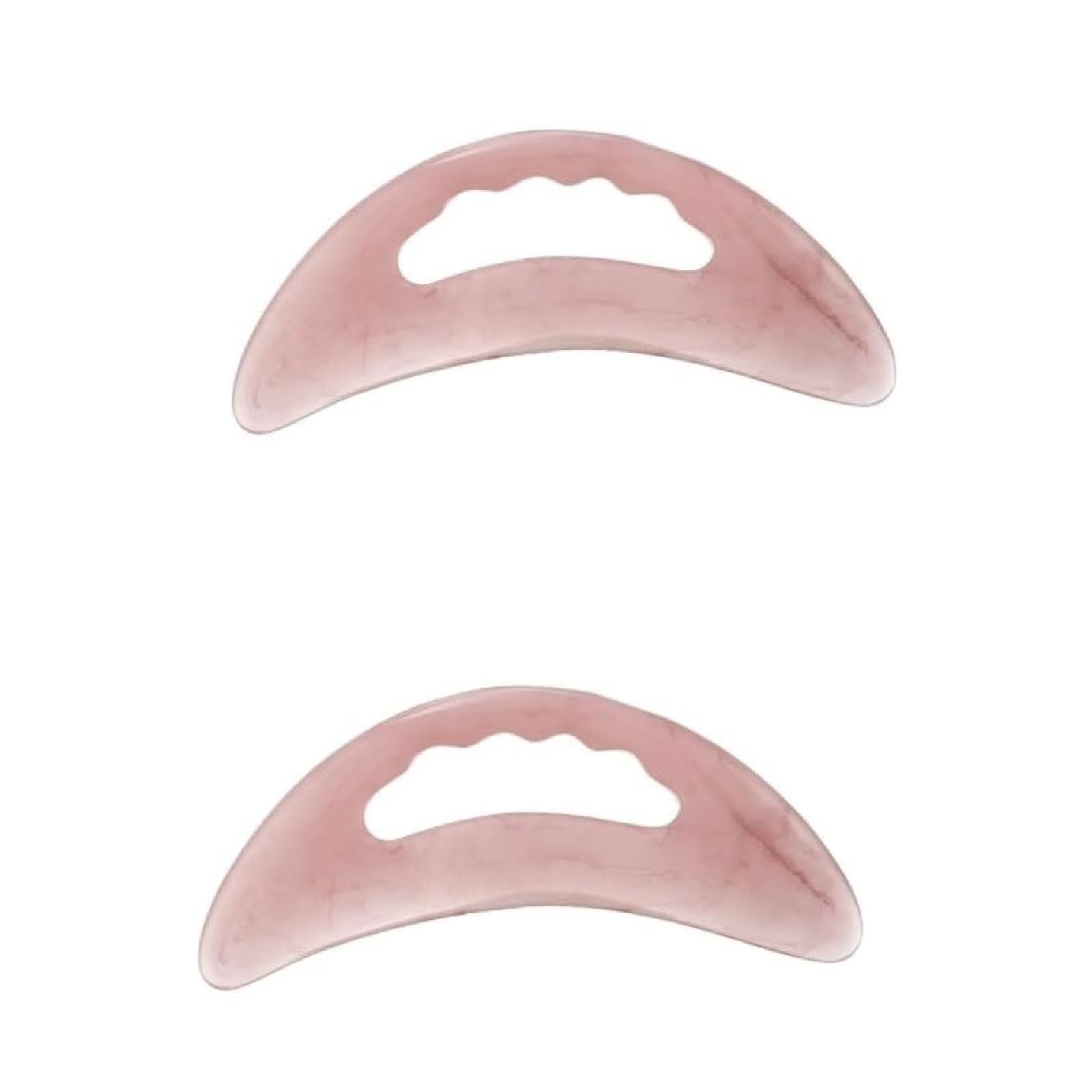 Piedras de Masaje 1/2/3 Uds Cuello Gua Sha Hoja Rosa Resina Natural Cera de Abejas Facial Gua Sha masajeador Pierna Masaje Facial Gua Sha guasha Facia