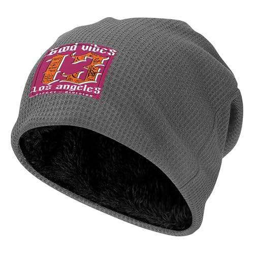 Bonnet en maille gris pour homme basique minimaliste Gray 20