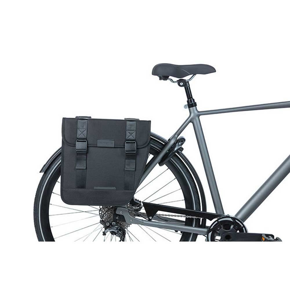 BASIL Produkt ALFORJAS BASIL TOUR 28L IMPERMEABLE POLIESTER NEGR